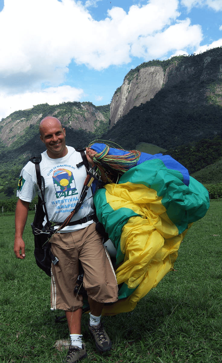 Aprenda a voar de parapente